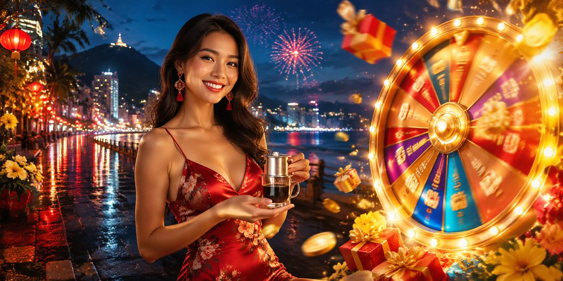 Người chơi Vũng Tàu thưởng thức cà phê buổi tối trong khi theo dõi bàn roulette live trên màn hình laptop